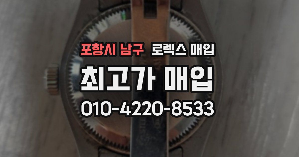 포항시 남구 로렉스 매입
