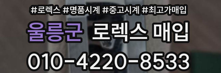 울릉군 로렉스 매입