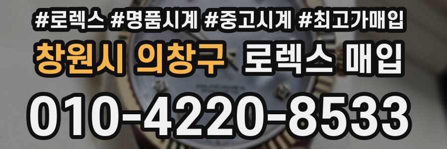 창원시 의창구 로렉스 매입