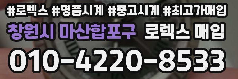 창원시 마산합포구 로렉스 매입