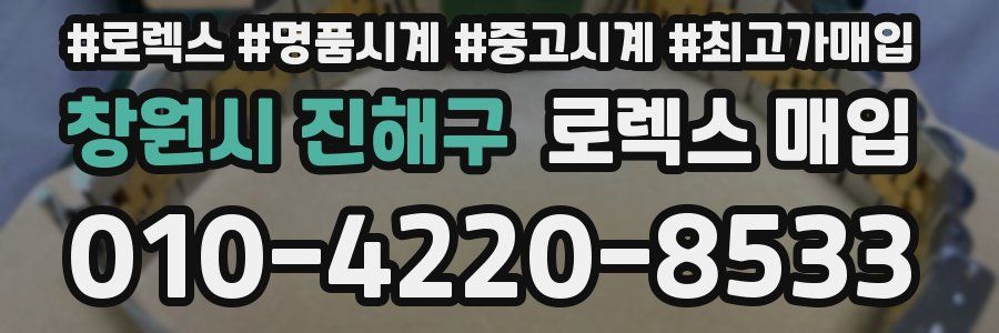 창원시 진해구 로렉스 매입