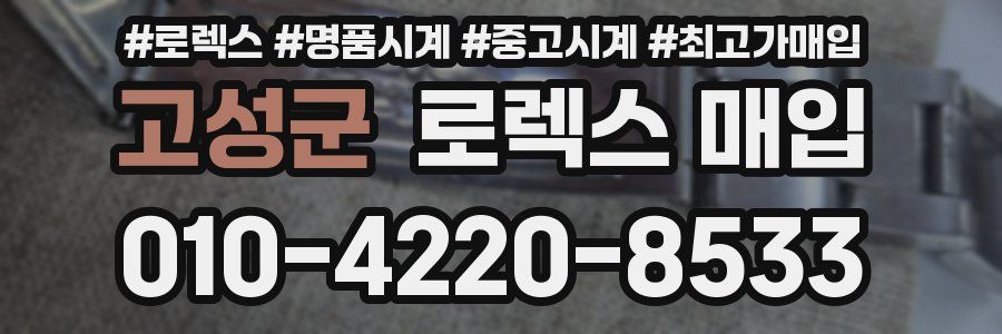 고성군 로렉스 매입