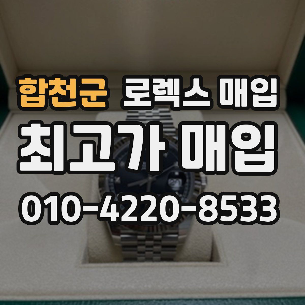 합천군 로렉스 매입