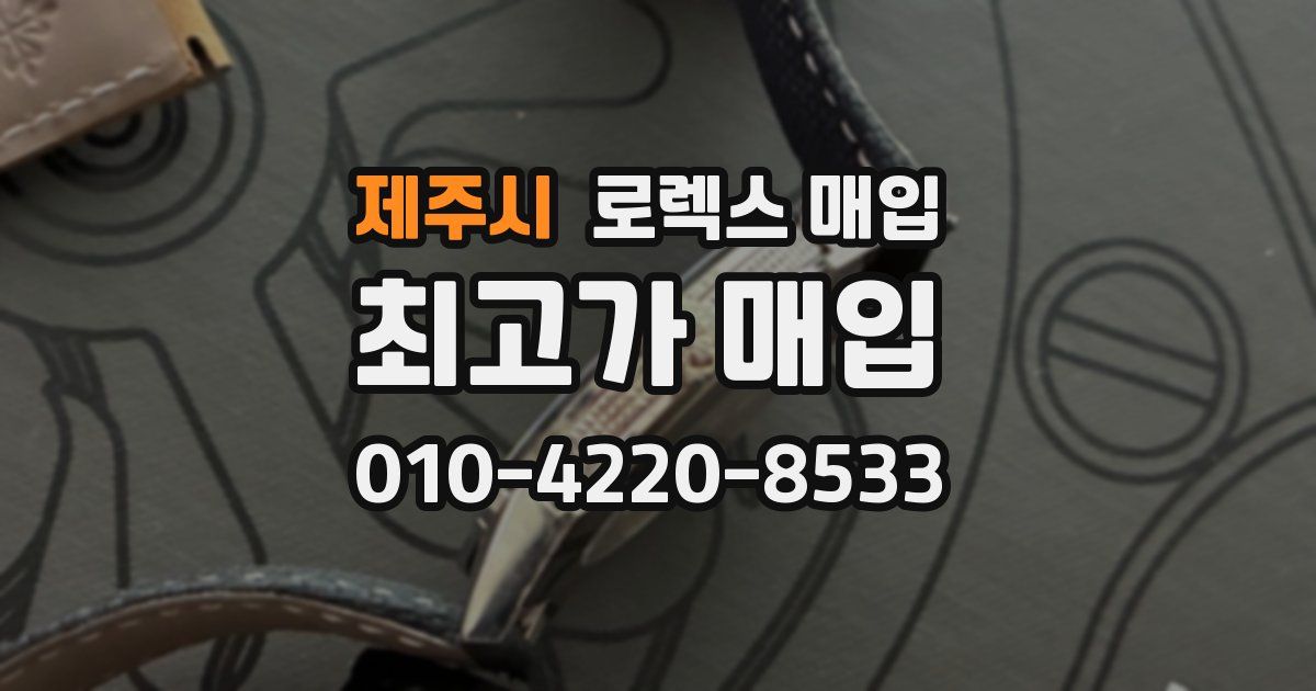 제주시 로렉스 매입