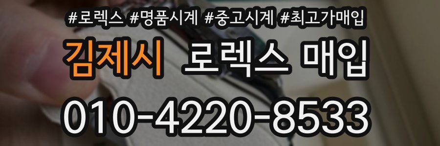 김제시 로렉스 매입