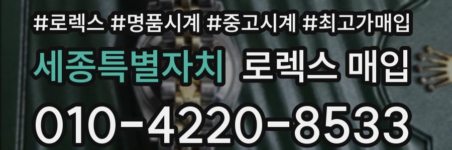 세종특별자치 로렉스 매입