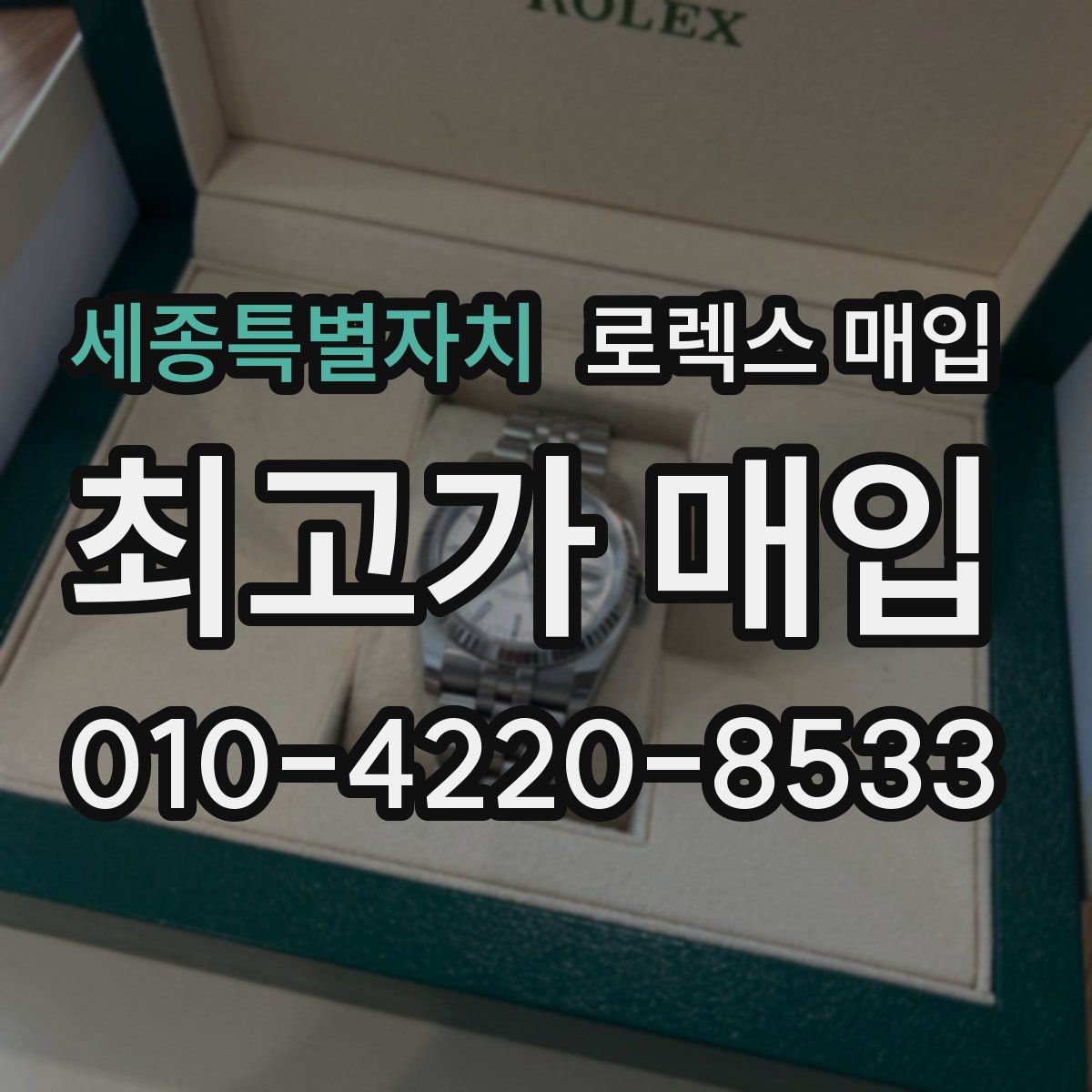 세종특별자치 로렉스 매입