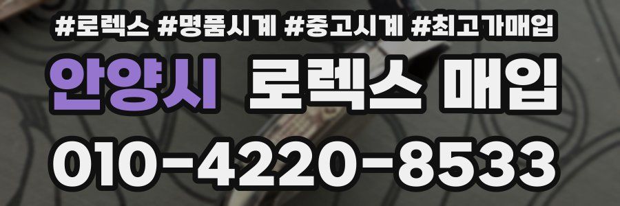 안양시 로렉스 매입