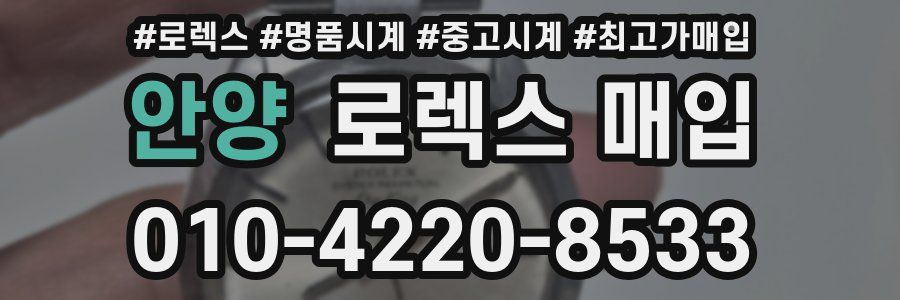 안양 로렉스 매입