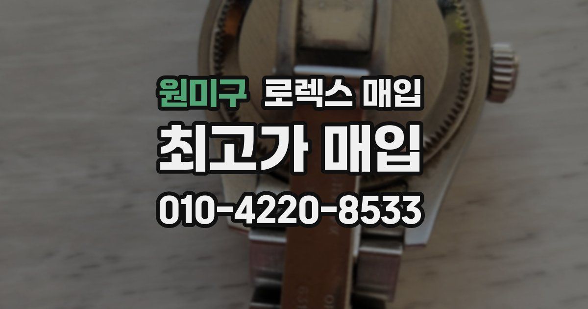 원미구 로렉스 매입