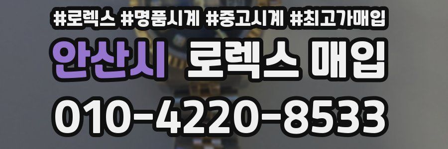 안산시 로렉스 매입
