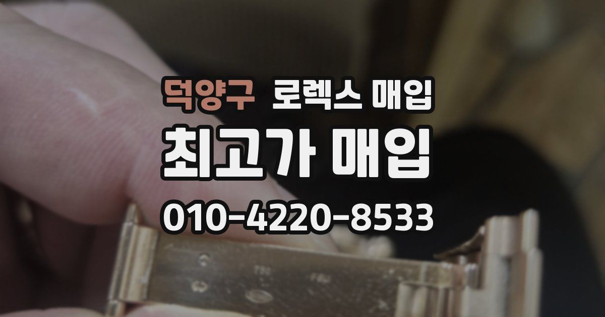 덕양구 로렉스 매입