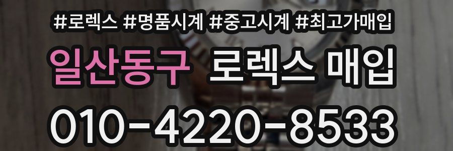 일산동구 로렉스 매입