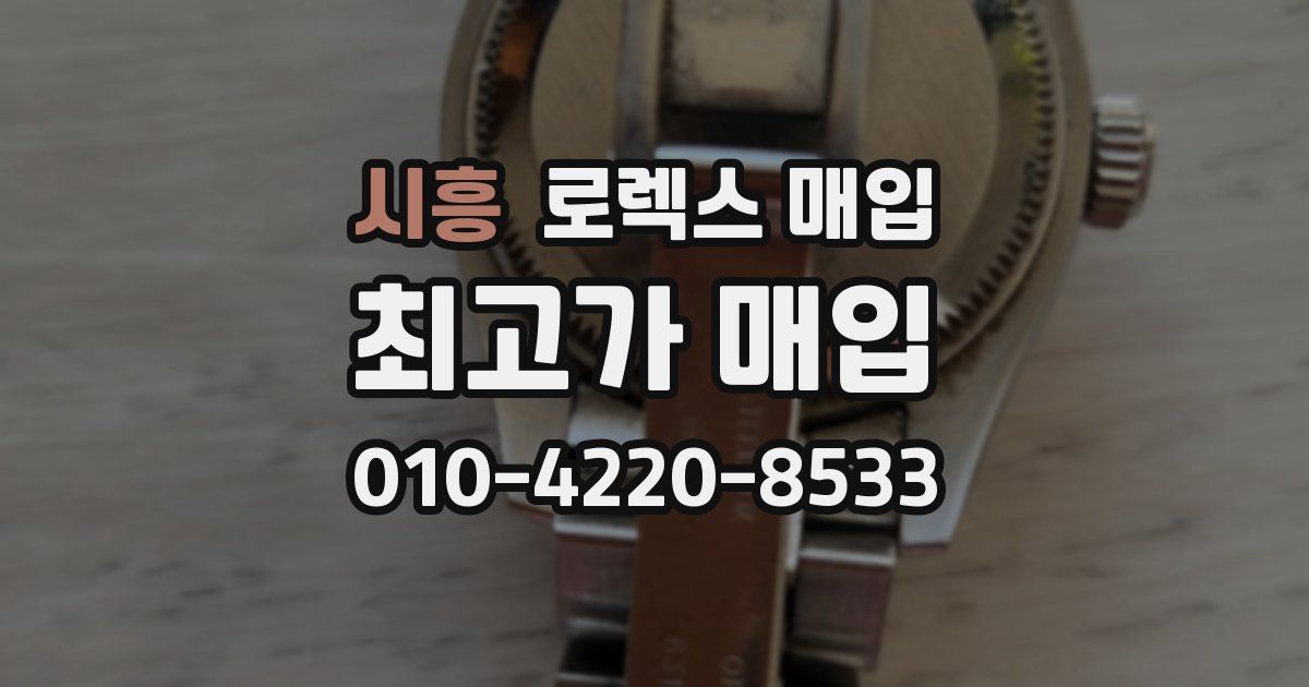 시흥 로렉스 매입