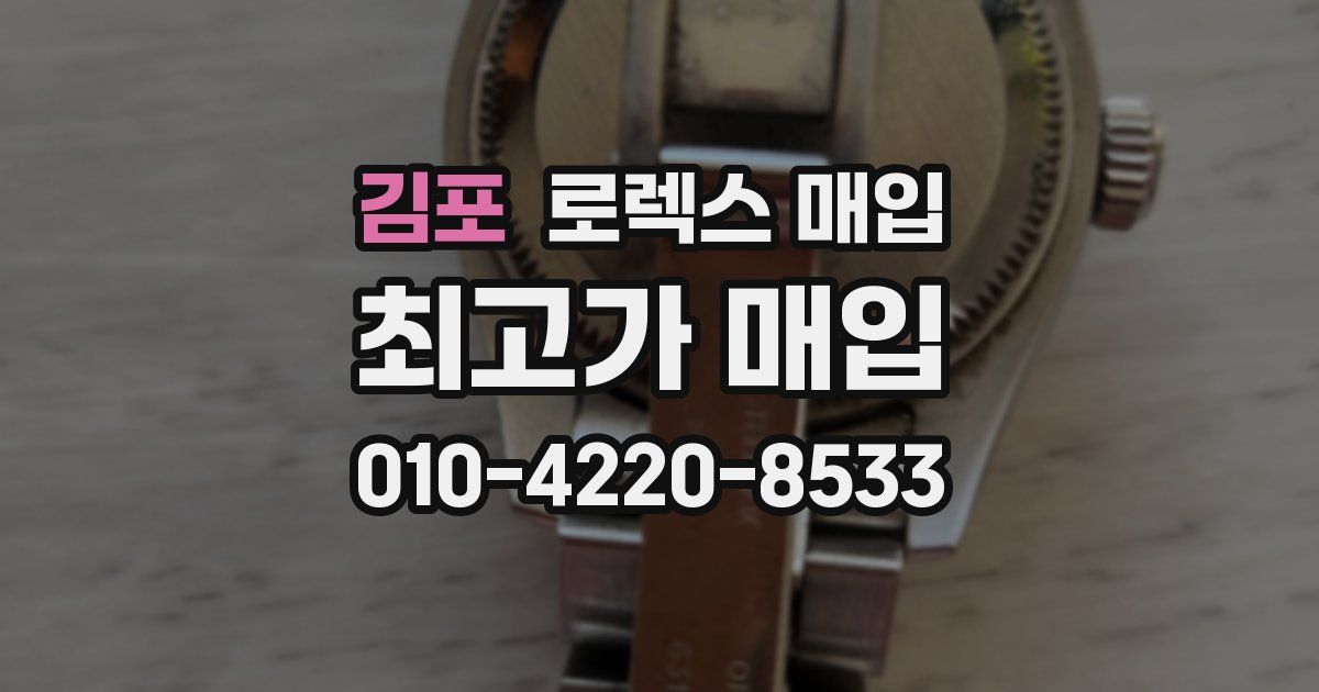 김포 로렉스 매입
