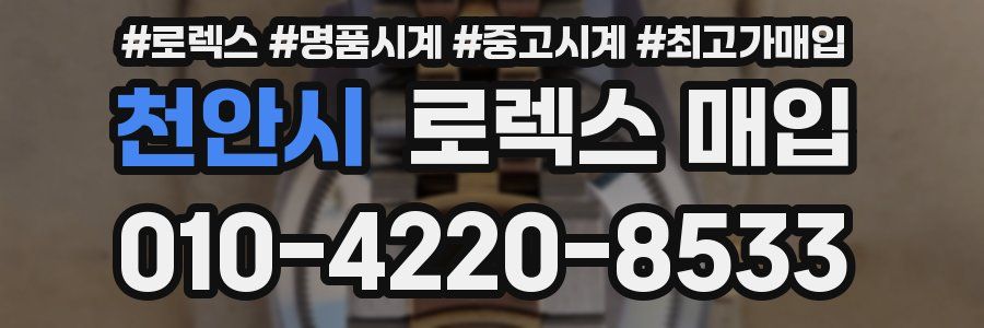 천안시 로렉스 매입