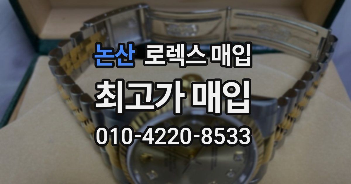 논산 로렉스 매입