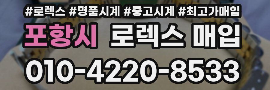 포항시 로렉스 매입