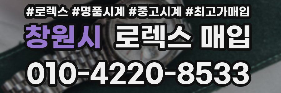 창원시 로렉스 매입