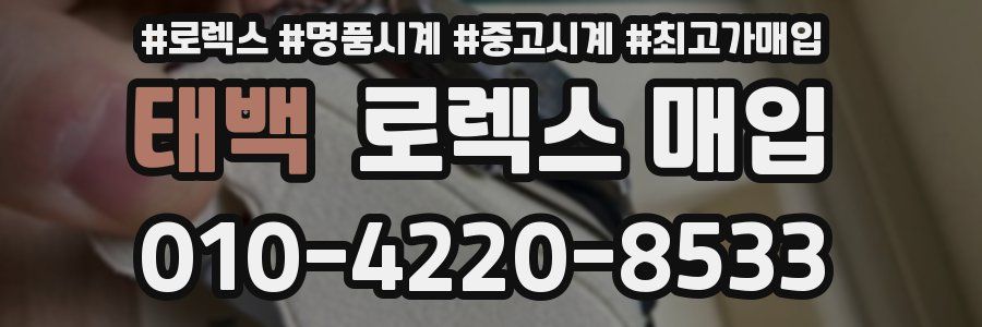 태백 로렉스 매입