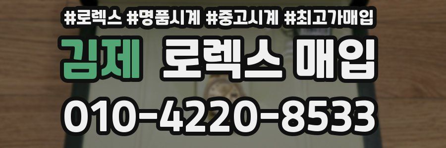 김제 로렉스 매입