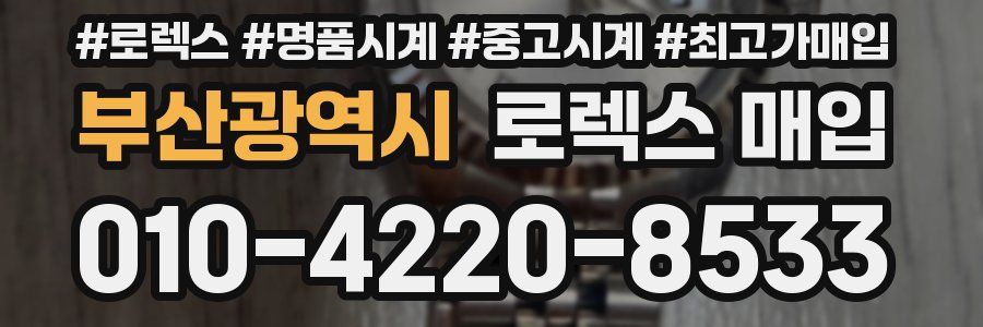 부산광역시 로렉스 매입