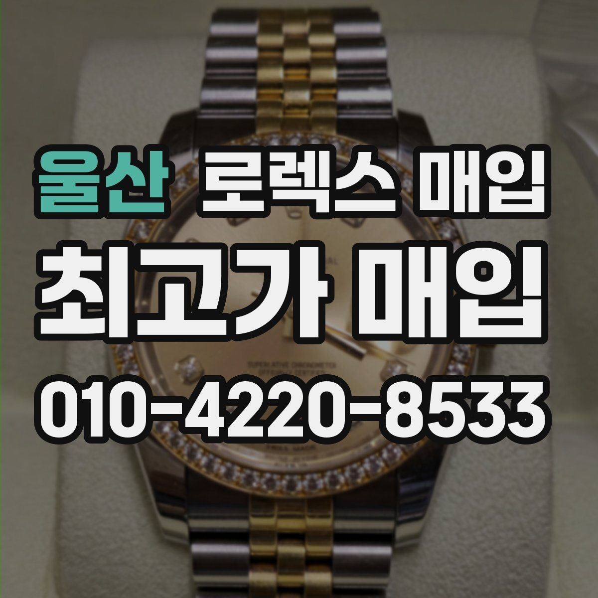 울산 로렉스 매입 신속 견적을 위한 사진 6장 가이드