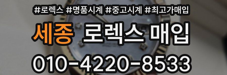 세종 로렉스 매입