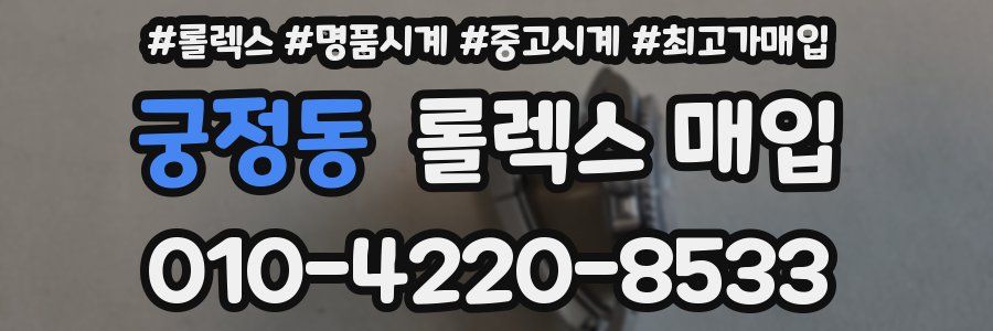 궁정동 롤렉스 매입