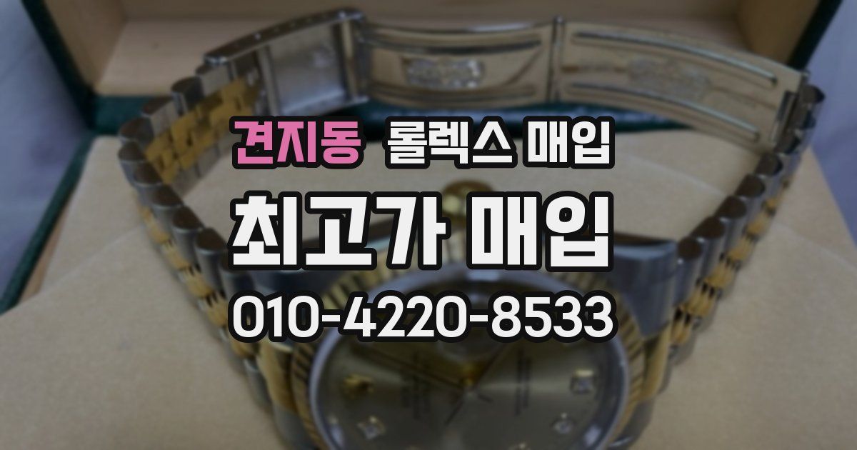 견지동 롤렉스 매입