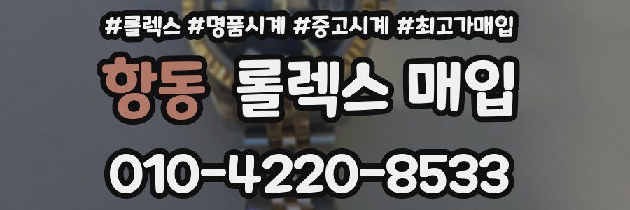 항동 롤렉스 매입