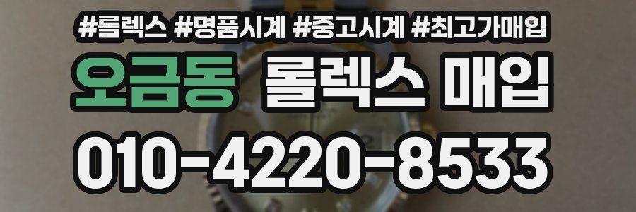 오금동 롤렉스 매입