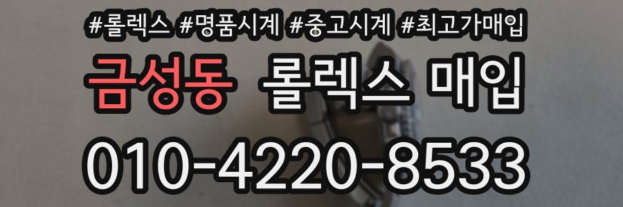 금성동 롤렉스 매입
