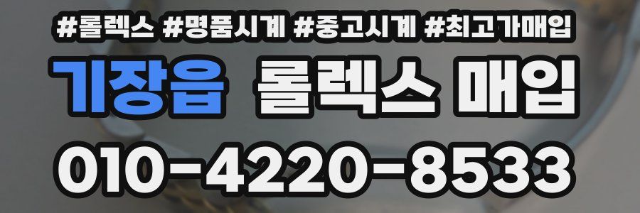 기장읍 롤렉스 매입