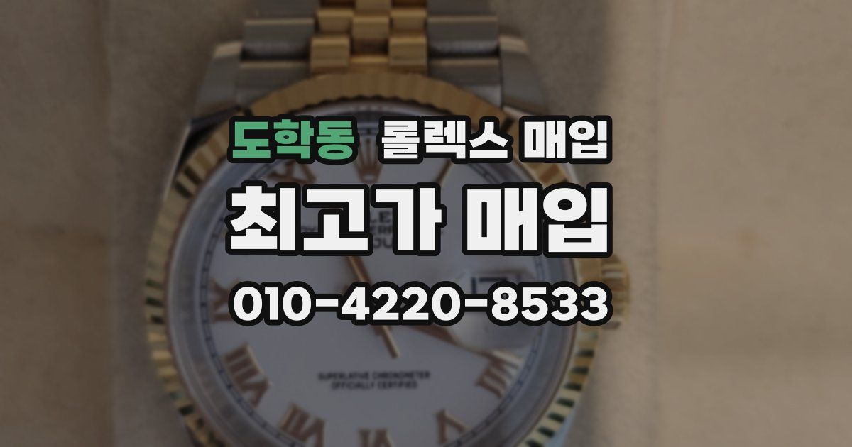 도학동 롤렉스 매입