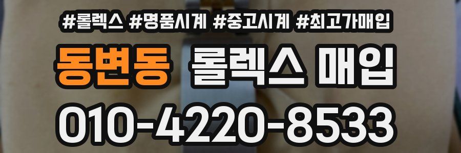 동변동 롤렉스 매입