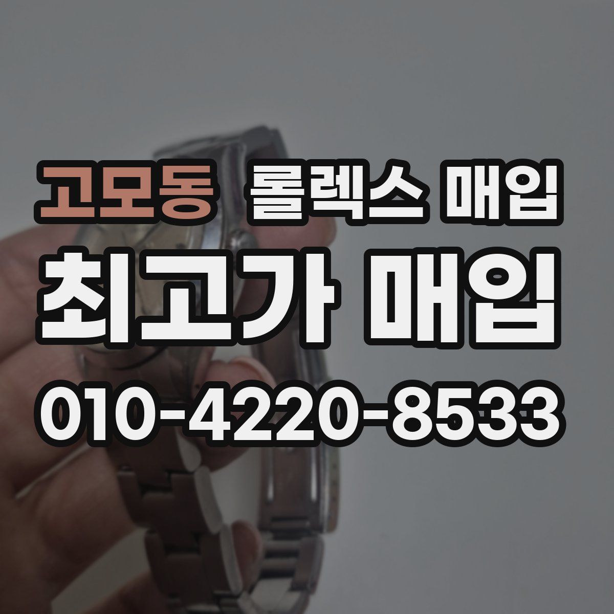 고모동 롤렉스 매입