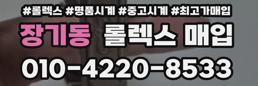 장기동 롤렉스 매입