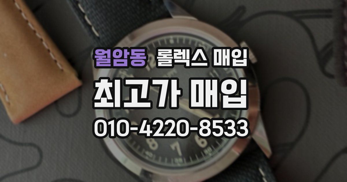 월암동 롤렉스 매입
