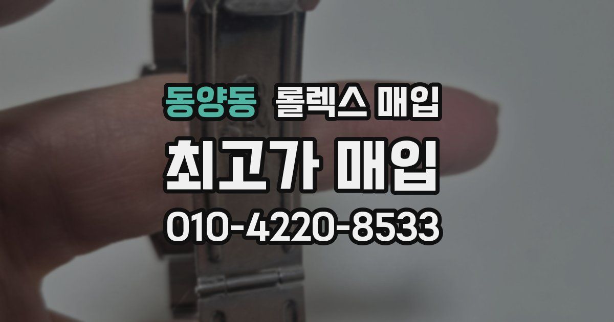 동양동 롤렉스 매입