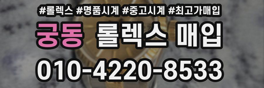 궁동 롤렉스 매입