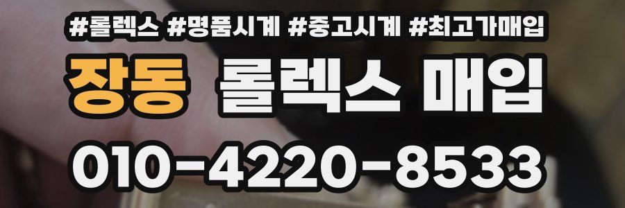 장동 롤렉스 매입