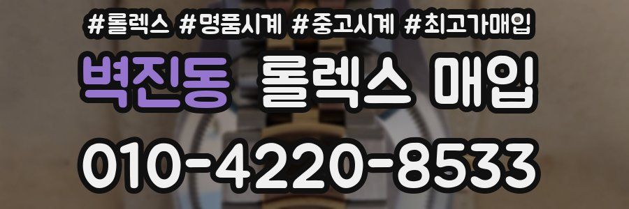 벽진동 롤렉스 매입