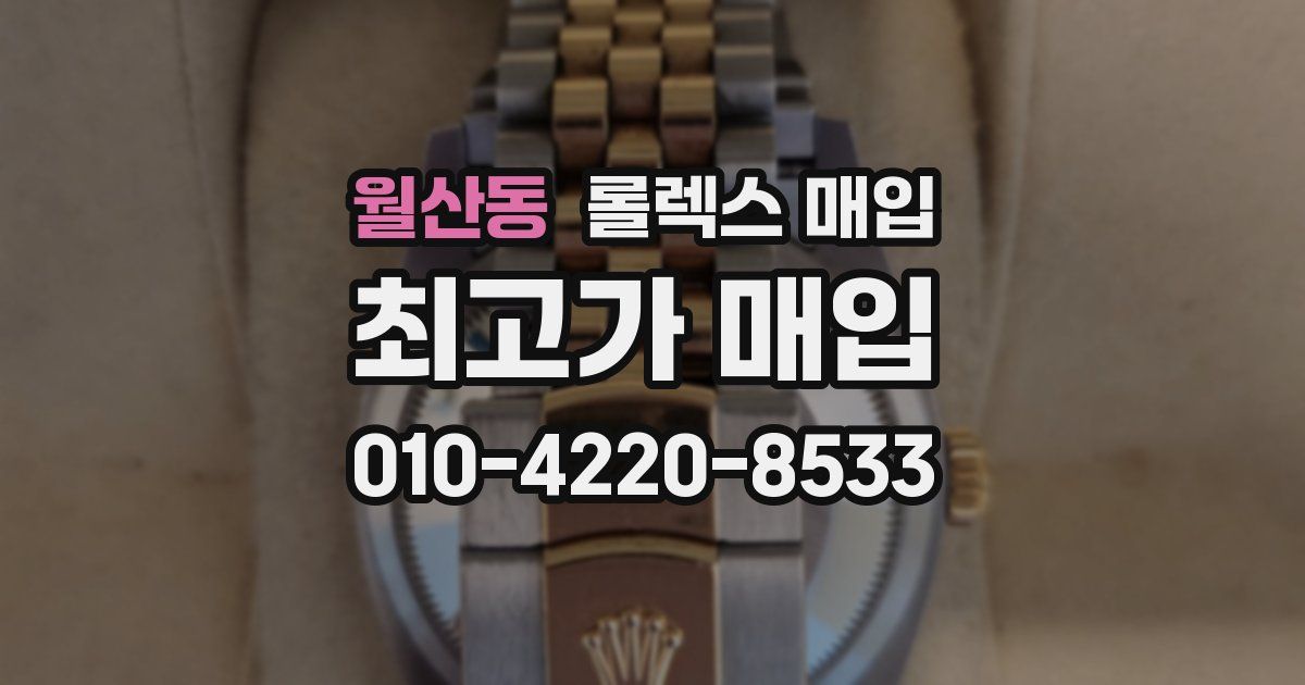 월산동 롤렉스 매입
