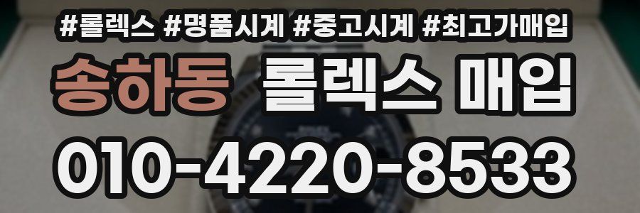 송하동 롤렉스 매입