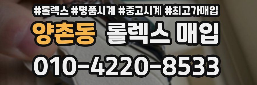 양촌동 롤렉스 매입