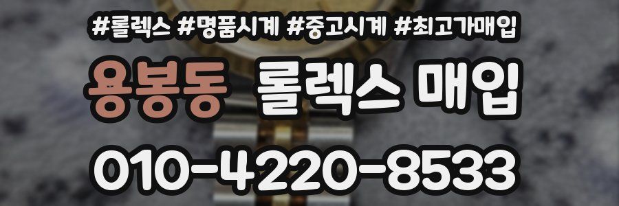 용봉동 롤렉스 매입