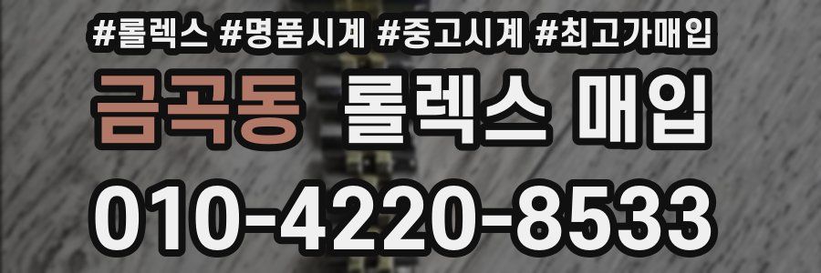 금곡동 롤렉스 매입