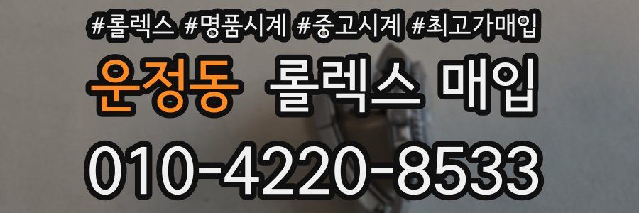 운정동 롤렉스 매입