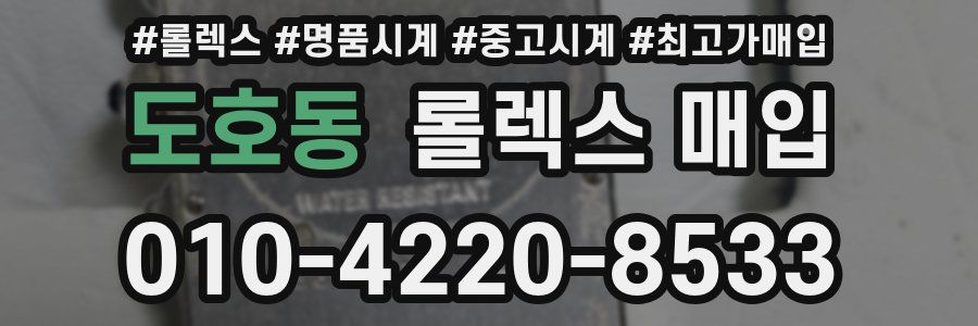 도호동 롤렉스 매입